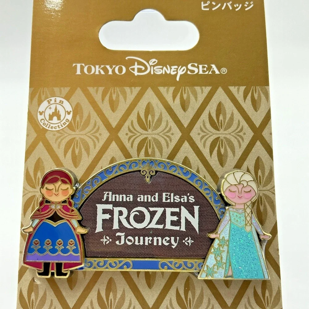 Tokyo DisneySea Frozen Journey Pin Anna Elsa Fantasy Springs Japan
